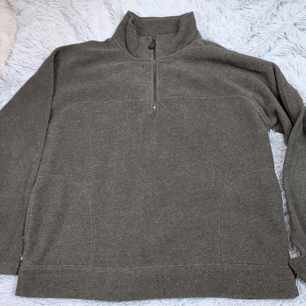 Field Gear Sweatshirt Mens L Fleece Gorpcore Half Zip Pockets Comfort Casual‎